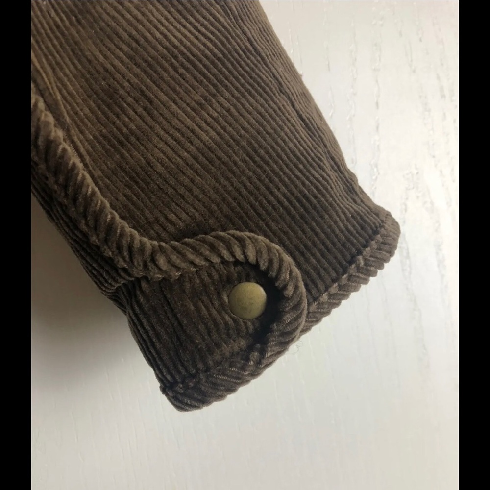 Polo Ralph Lauren Blue Label Corduroy Pants Suede Patches Sz 8 Measure 29 x 27.5 - Picture 3 of 7